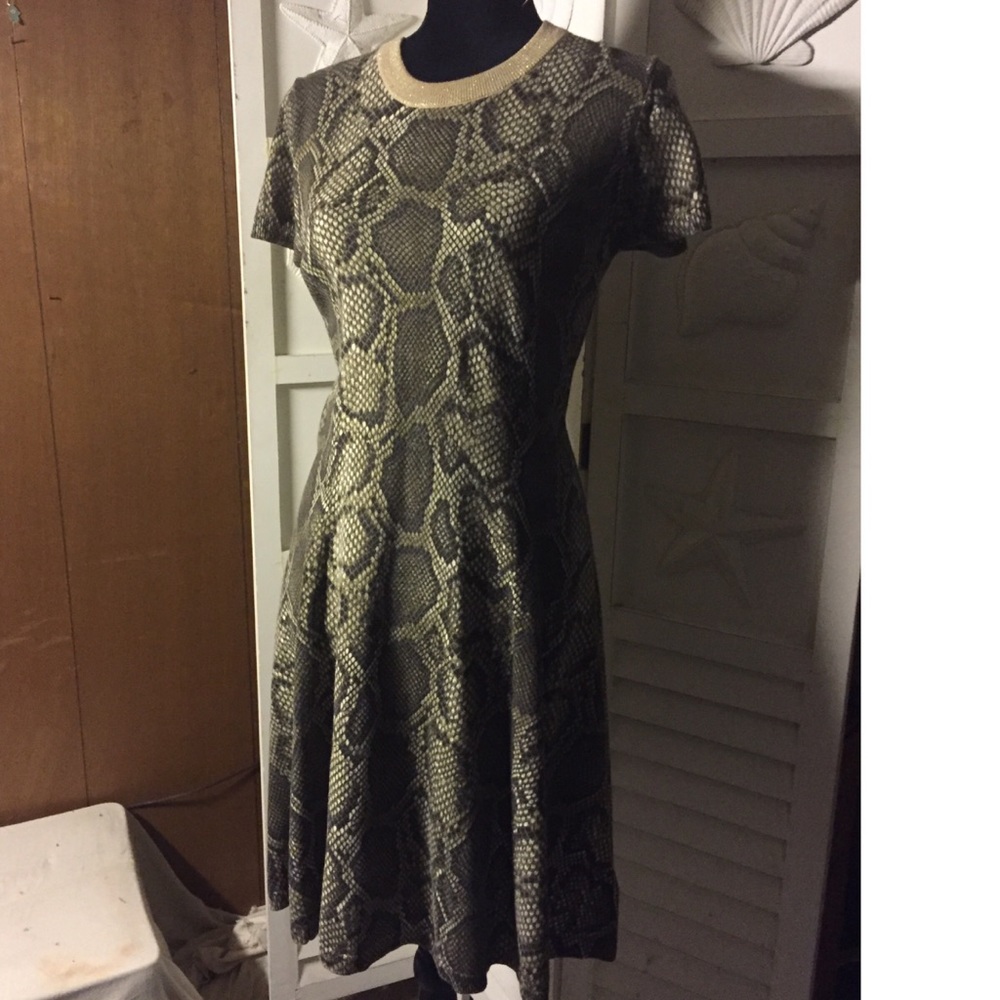 Michael Kors Python Sweater Dress M - image 5
